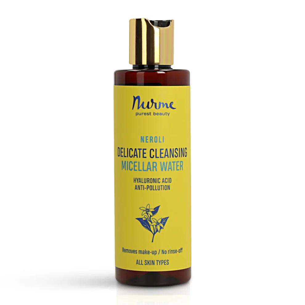 Gently cleansing neroli micellar water